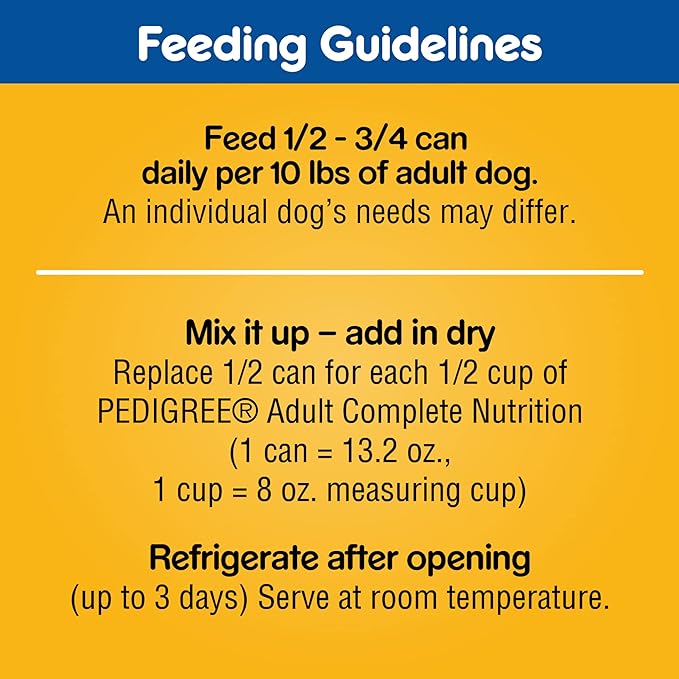 PEDIGREE CHOICE CUTS IN GRAVY Adult Canned Soft Wet Dog Food Variety Pack, Country Stew and Chicken & Rice Flavor, 13.2 oz. Cans (Pack of 24)