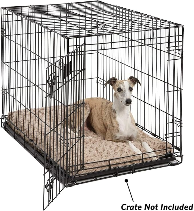 MidWest Homes for Pets Deluxe Dog Beds | Super Plush Dog & Cat Beds Ideal for Dog Crates | Machine Wash & Dryer Friendly, 1-Year Warranty