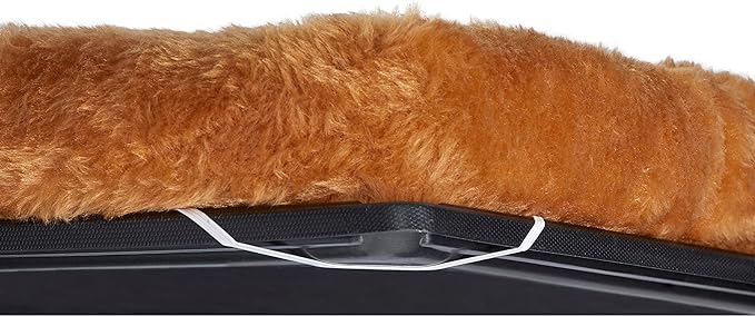 MidWest Homes for Pets Bolster Cinnamon Pet Bed for Dogs & Cats w/ Comfortable Bolster | Ideal for Extra Large Dog Breeds & Fits a 48-Inch Crate | Easy Maintenance Machine Wash & Dry | 48L-Inch