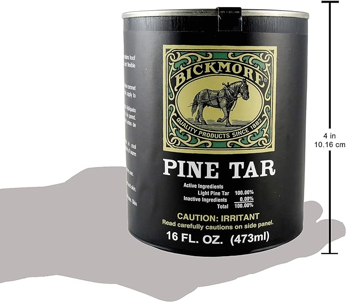 Pine Tar 16oz - Hoof Care Formula for Horses