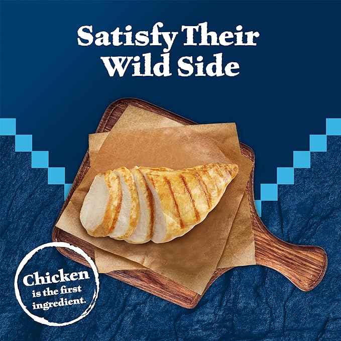 Blue Buffalo Wilderness Soft Cat Treats, Grain-Free and Protein-Rich, Great for Training, Chicken & Turkey Recipe, 2-oz. Bag