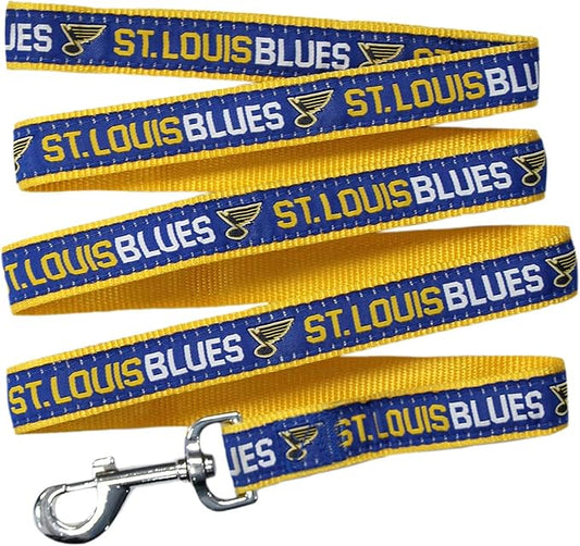 Pets First NHL ST.Louis Blues Leash for Dogs & Cats, Medium. - Walk Cute & Stylish! The Ultimate Hockey Fan Leash!, 4 ft Long x 0.62 in Width, BLU-3031-MD