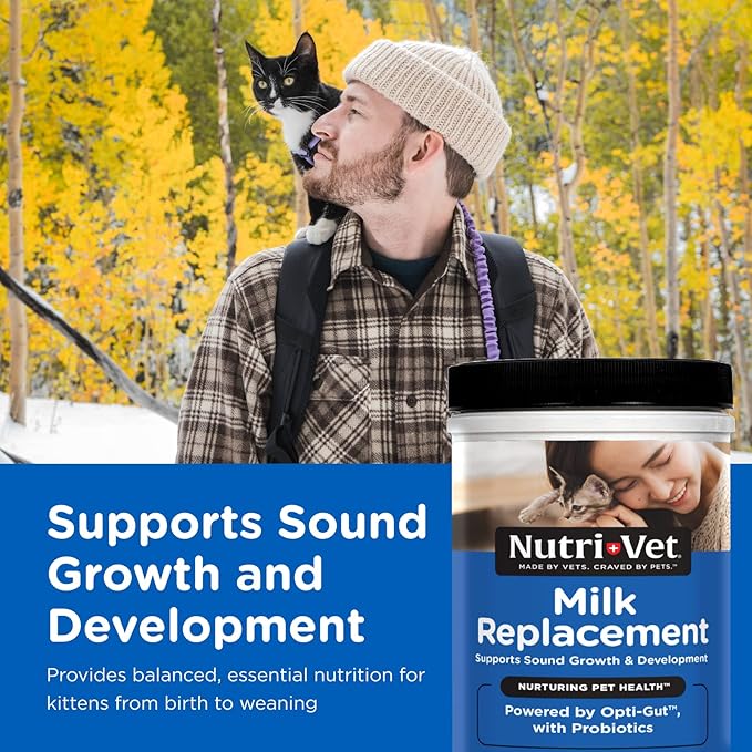 Milk Replacement Powder for Kittens, 12 oz