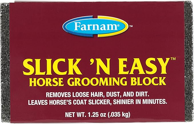 Farnam Slick 'N Easy Horse Grooming Block