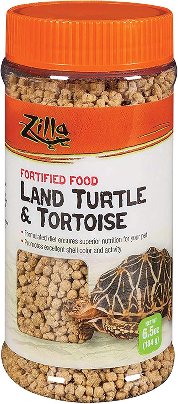 Zilla Land Turtle and Tortoise Extruded Food Pellets 6.5 Ounces