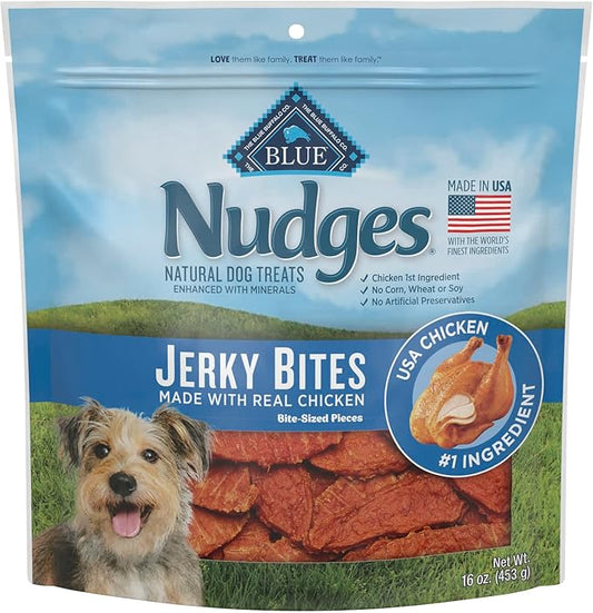 Blue Buffalo Nudges Jerky Bites Natural Dog Treats