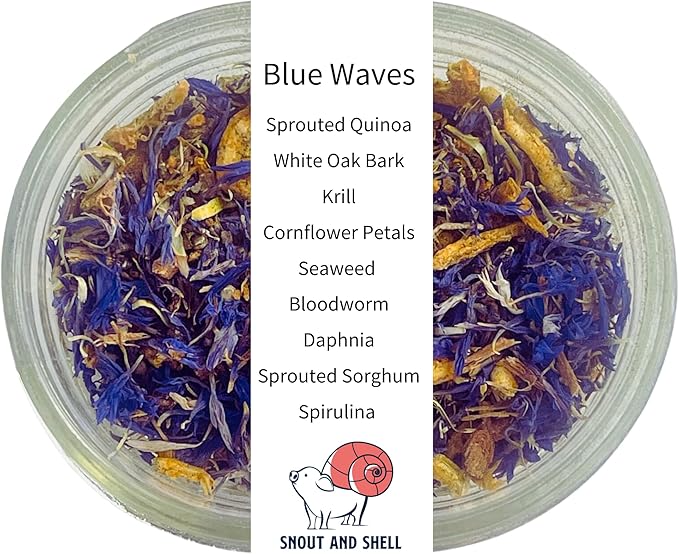 Hermit Crab Food - Eco Animal Pet Snack Treat for Protein & Nutrients - Aquatic Pet Animal Snack Treat (BlueWaves)