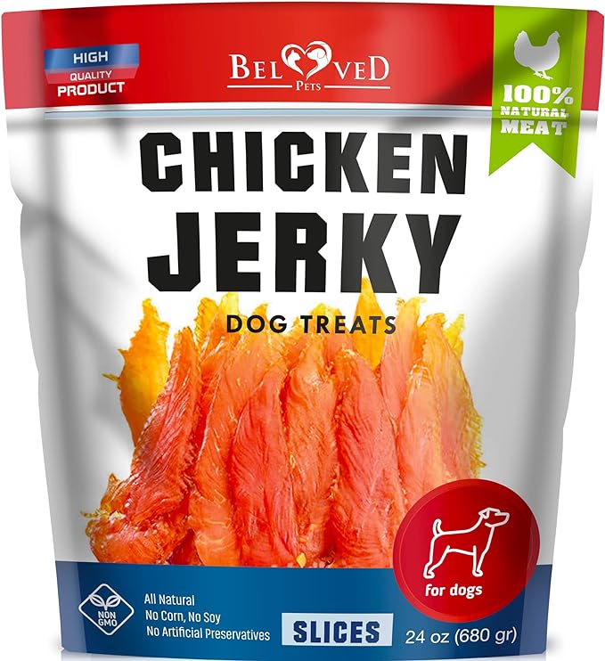 Chicken Jerky Dog Treats 1.5 Lb - Human Grade Pet Snacks & High Protein Meat - All Natural High Protein Dried Strips - Best Chews for Training Small & Large Dogs - Bulk Soft Pack Made for USA