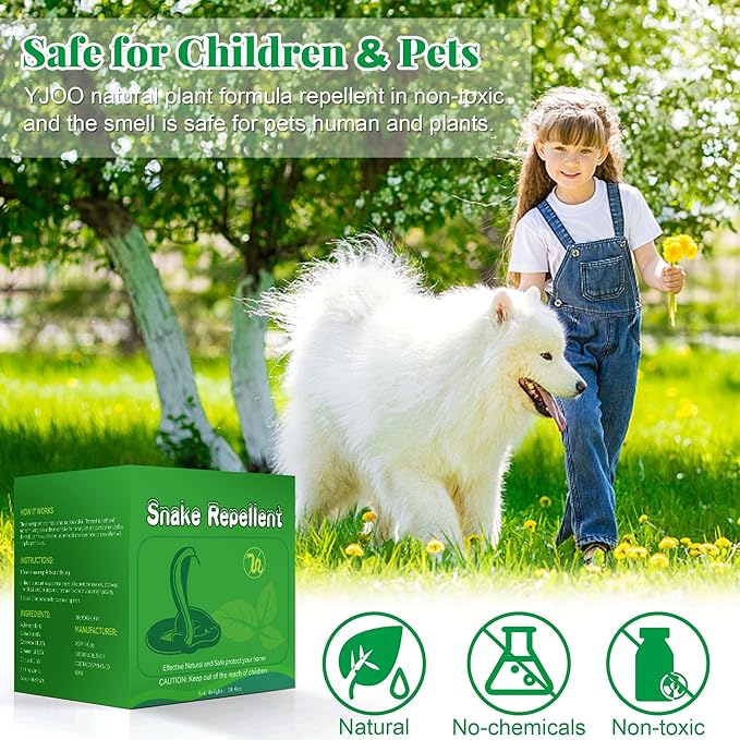 12 Pack Snake Repellent for Yard Powerful, Natural Snakes Balls for Repelling Snakes Rats and Other Pests, for Outdoor Indoor Lawn Garden Camping Fishing