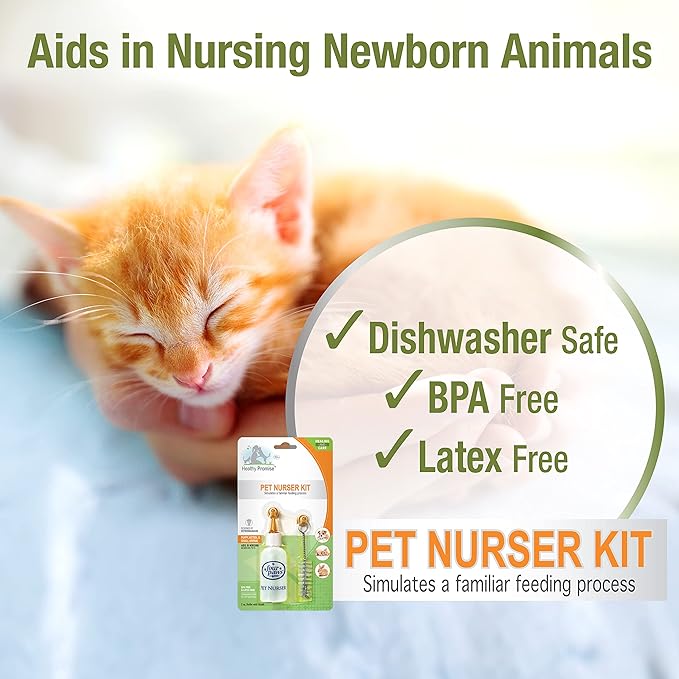 Four Paws Pet Nursing Kit - Bottle and Brush Nurse Kit 2 oz.