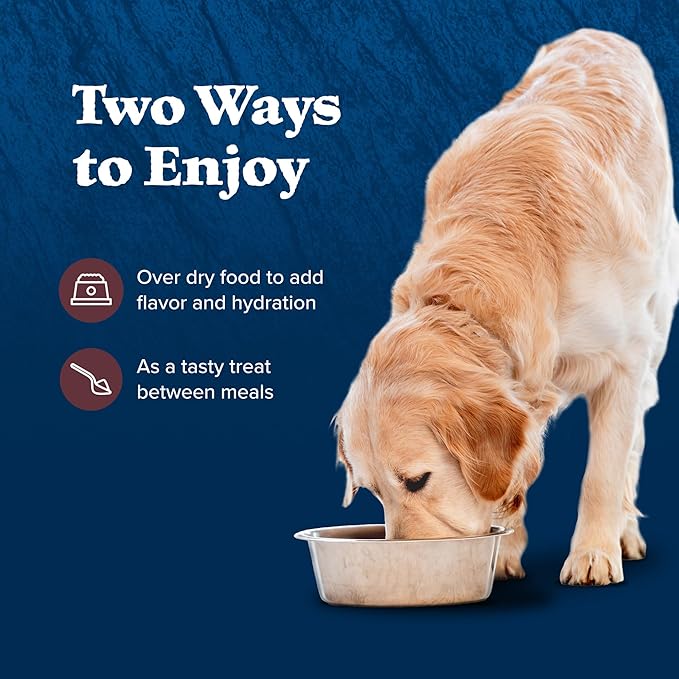 Blue Buffalo Wilderness Trail Toppers Wild Cuts Natural High-Protein Dog Wet Food, Salmon Bites in Hearty Gravy, 3-oz Pouch, 12 Count