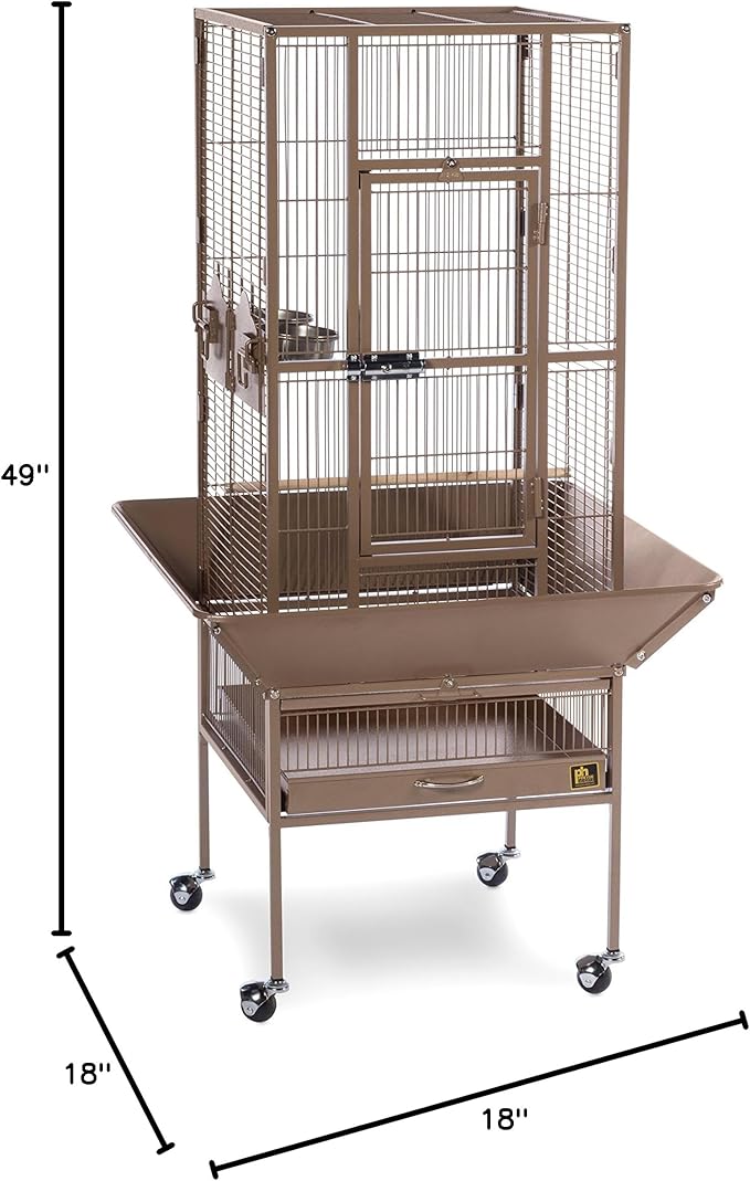 Prevue Pet Products 3351COCO Park Plaza Bird Cage, Coco Brown,Small