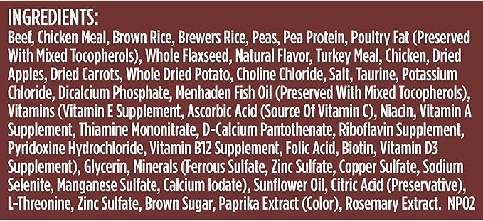 Rachael Ray Nutrish Dish Premium Natural Dry Dog Food with Added Vitamins, Minerals & Taurine, Beef & Brown Rice Recipe with Veggies, Fruit & Chicken, 23 Pound Bag