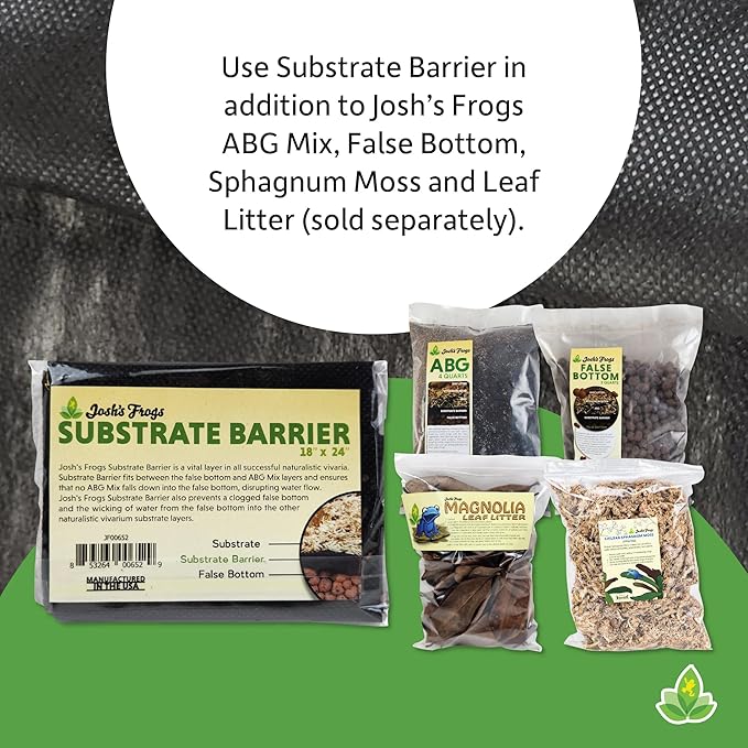 Josh's Frogs Terrarium Substrate Barrier (24"x18")