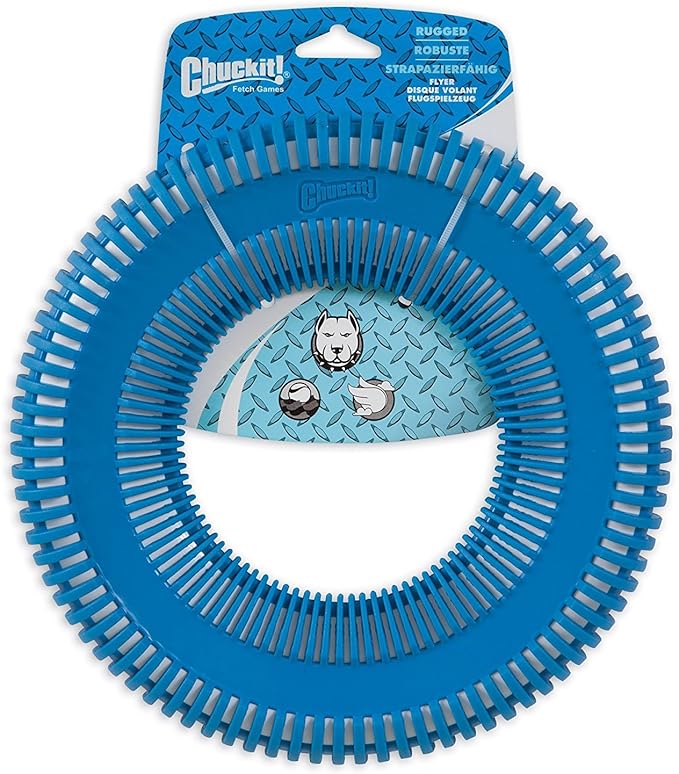 Chuckit! Rugged Flyer Dog Toy, Large (2 Pack)