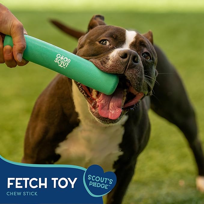 Good Scout Chew Stick Dog Toy for Chewing, Best Dog Toy for Fetch, Aggressive Chew Toy for Puppies & Adult Dogs, No Stuffing Dog Toy for Medium & Large Dogs