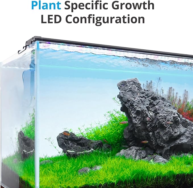 NICREW ClassicLED Plus LED Aquarium Light with Timer, 21 Watts, for 30 to 36 Inch Fish Tank Light, Daylight and Moonlight Cycle, Brightness Adjustable