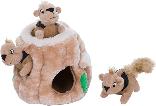 Outward Hound Hide A Squirrel Plush Dog Toy Puzzle, Small