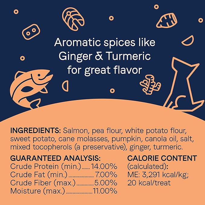 CANIDAE® PURE Heaven Biscuits with Salmon & Sweet Potato Dog Treats 11 oz.