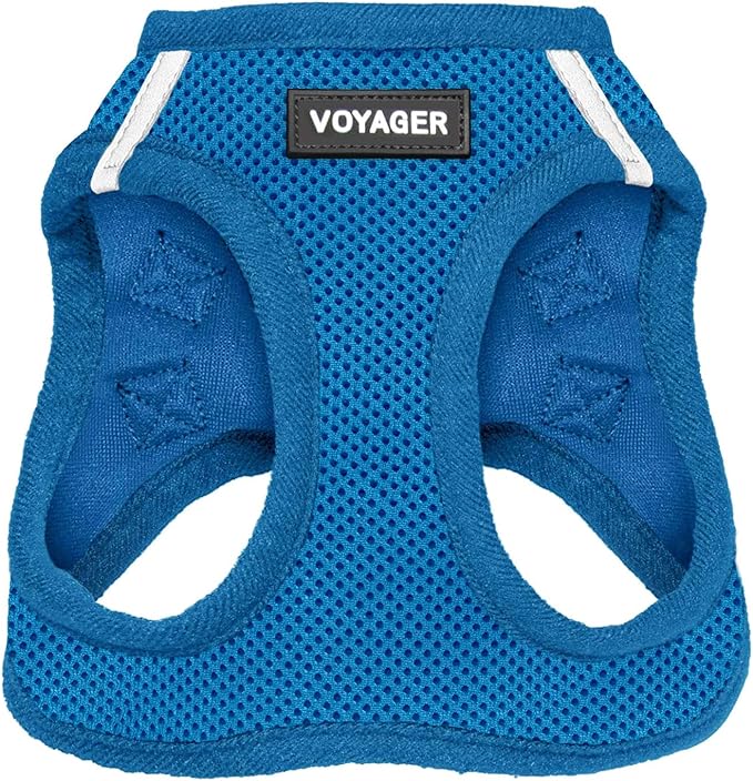 Voyager Step-in Air Cat Harness - All Weather Mesh Step in Vest Harness for Small and Medium Cats by Best Pet Supplies - Harness (Royal Blue), XXS (Chest: 10.5-13")