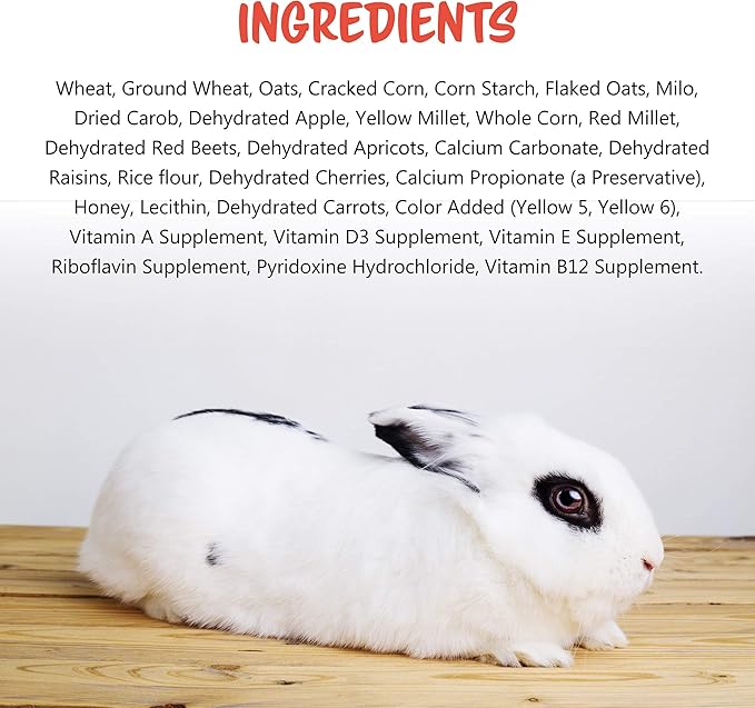 Vitakraft Rabbit Treat Stick - Apricot And Cherry - 3.5Oz