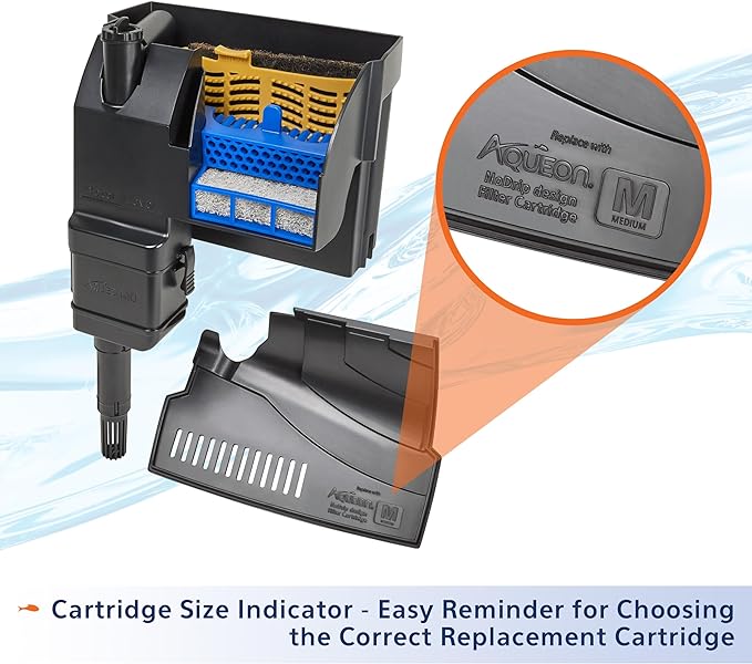 Aqueon Aquarium Fish Tank SmartClean Power Filter with EcoRenew Filter Cartridge, 20-30 Gallons