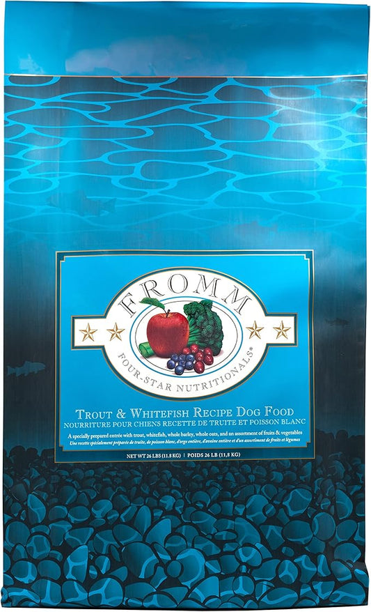 Fromm Four-Star Nutritionals Trout & Whitefish Dog Food - Premium Dry Dog Food - Trout Recipe - 26 lb