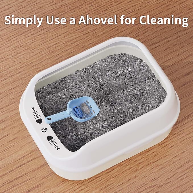 Premium Cat Litter Scooper kit – The Ultimate Solution for a Clean and Tidy Environment Include Plastic Cat Litter Shovel, cat Litter Scoop,Pickers, Handheld Dustpan, Broom,Cleaning Brush，Paste Hook