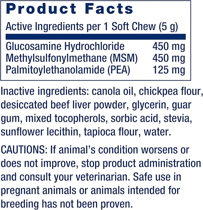 Life Extension DOG Hip & Joints - Dog Health Supplement for Joint Health and Joint Comfort - Glucosamine, MSM, PEA, Beef Flavor - 90 Soft Chews