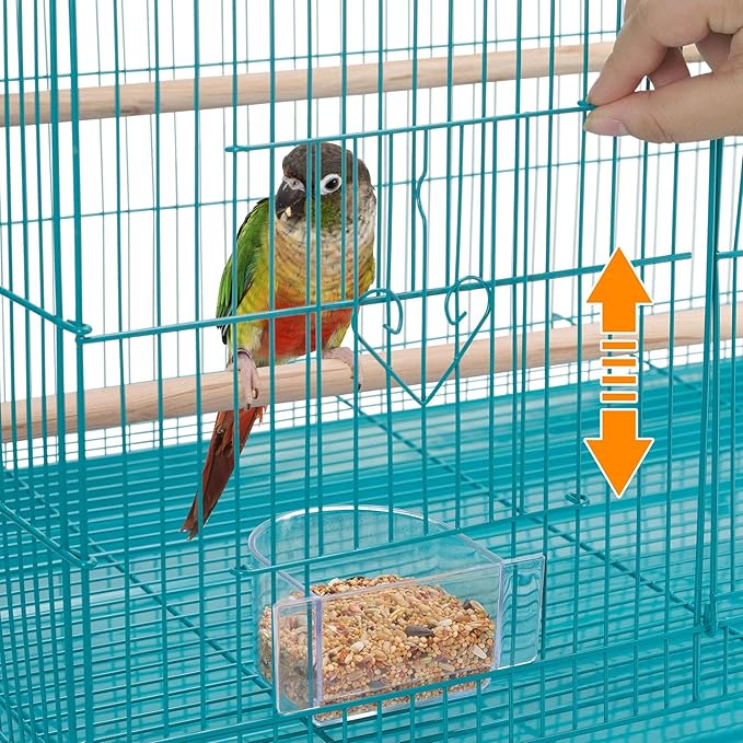 Yaheetech Flight Bird Cage Metal Extra Space Parakeet Cage for Medium Small Birds Cockatiels Conures Budgies Lovebirds