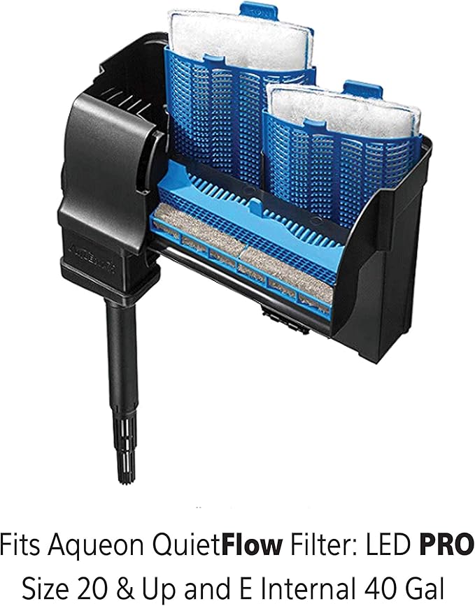 Aqueon Aquarium Fish Tank Replacement Filter Cartridges Large - 9 pack