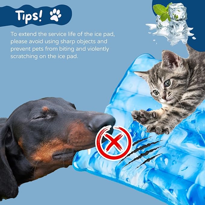 Dog Cooling Mat,Pet Cooling Mat for Dogs and Cats,Easy Washable,Suitable for All Types of Pets,Summer Keep Your Pet Cool (47.2X29.5in)