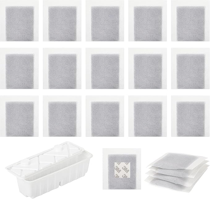 20 Pack Strength Litterbox Carbon Filters Compatible with Littermaid 1St/2nd Edition Waste Receptacles LMF200, grey