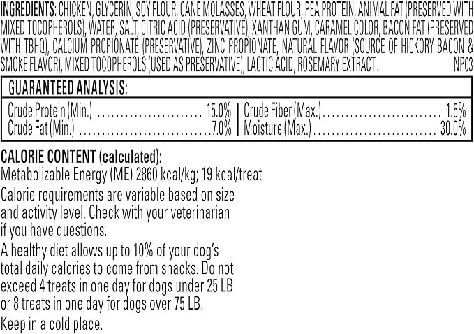 Milk-Bone Pill Pouches Dog Treats, Hickory Smoked Bacon Flavor, 6 Ounce (Pack of 5)