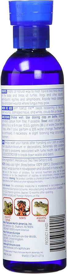 API TURTLE FIX Turtle Remedy 8-Ounce Bottle