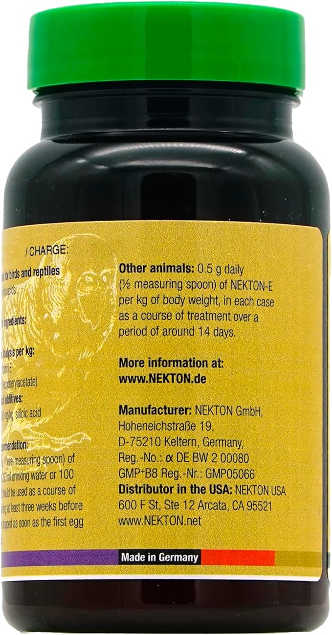 Nekton E Vitamin E Supplement for Birds, 70gm