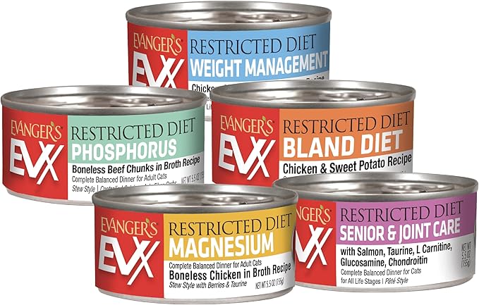 Evanger's Dog & Cat Food EVX Restricted Diet: Weight Management for Cats