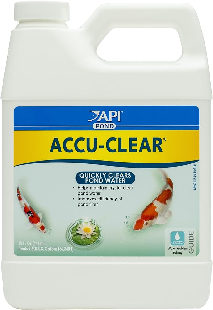 Seachem Pond Prime Water Conditioner + API POND ACCU-CLEAR Pond Water Clarifier