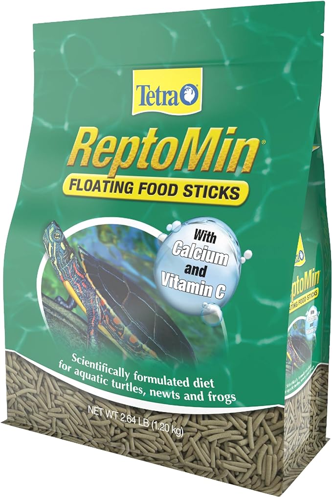 Tetra ReptoMin Floating Food Sticks for Aquatic Turtles, Newts and Frogs