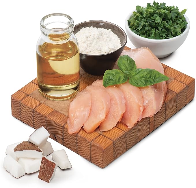 Catit Creamy Superfood Lickable Cat Treat – Hydrating and Healthy Treat for Cats of All Ages - Chicken with Coconut & Kale, 4-Pack