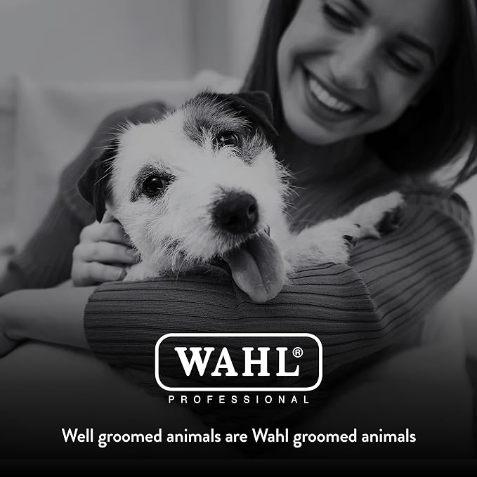 Wahl Professional Animal Bravura Lithium Ion Clipper - Pet, Dog, Cat, and Horse Corded/Cordless Clipper Kit, Gunmetal (41870-0425)