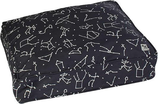 Molly Mutt Medium to Large Dog Bed Cover - Rocketman Print - Measures 27”x36”x5’’ - 100% Cotton - Durable - Breathable - Sustainable - Machine Washable Dog Bed Cover