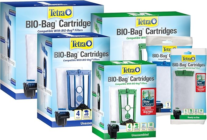 Tetra Whisper Bio-Bag Filter Cartridges for Aquariums - Unassembled