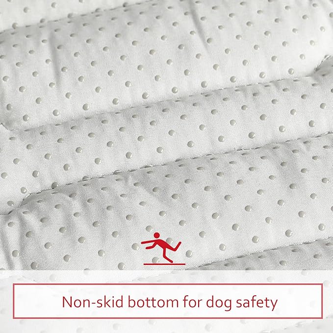 Dog Crate Mat 2 Pack, Dog Bed Mat with Cute Stars, Personalized Dog Crate Pad, Anti-Slip Bottom,(36" X 23"),Stars