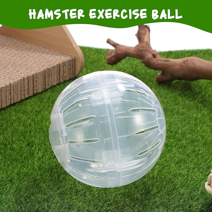 Kisangel 1pc Hamster Ball Rat Balls to Run Around Small Animal Running Ball Hamster Exercise Toys Small Pet Activity Supply