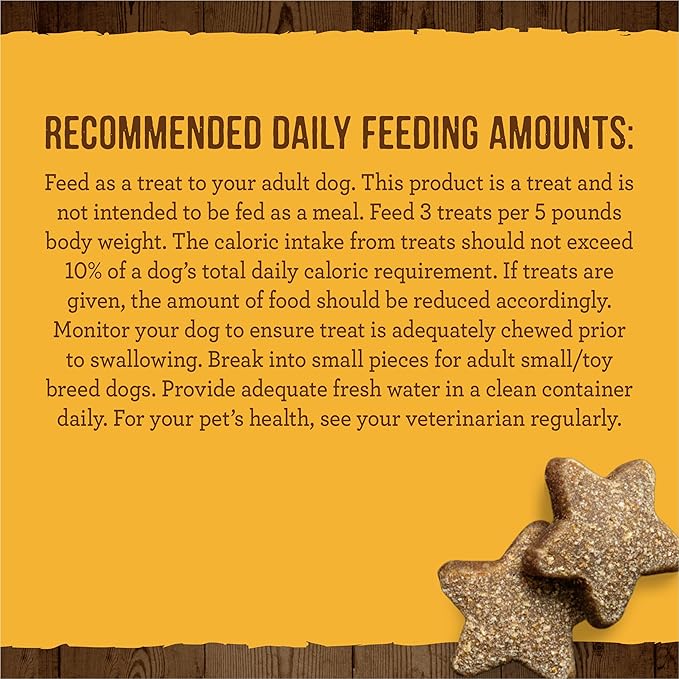 Merrick Power Bites Natural Soft And Chewy Real Meat Dog Treats, Grain Free Snack With Real Chicken Recipe - 6 oz. Bag