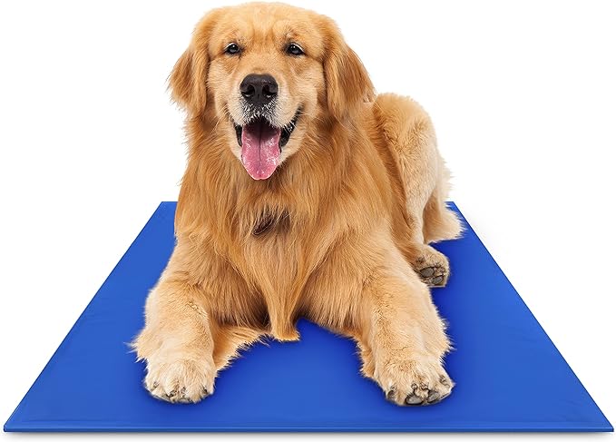 Chillz Dog Cooling Mat, Extra Large - Pressure Activated Cooling Mat for Dogs - No Water, Electricity or Refrigeration Needed - Non-Toxic Dog Cooling Pad, Ideal for Home and Travel - 37 x 31.5 Inches