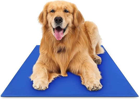 Chillz Dog Cooling Mat, Extra Large - Pressure Activated Cooling Mat for Dogs - No Water, Electricity or Refrigeration Needed - Non-Toxic Dog Cooling Pad, Ideal for Home and Travel - 37 x 31.5 Inches