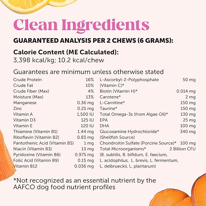 Pet Honesty Senior Dog Multivitamin - Essential Dog Vitamins and Supplements - Glucosamine, Probiotics, Omega Fish Oil for Dogs Health & Heart- Dogs Vitamins Health Supplies (Duck 90 ct)