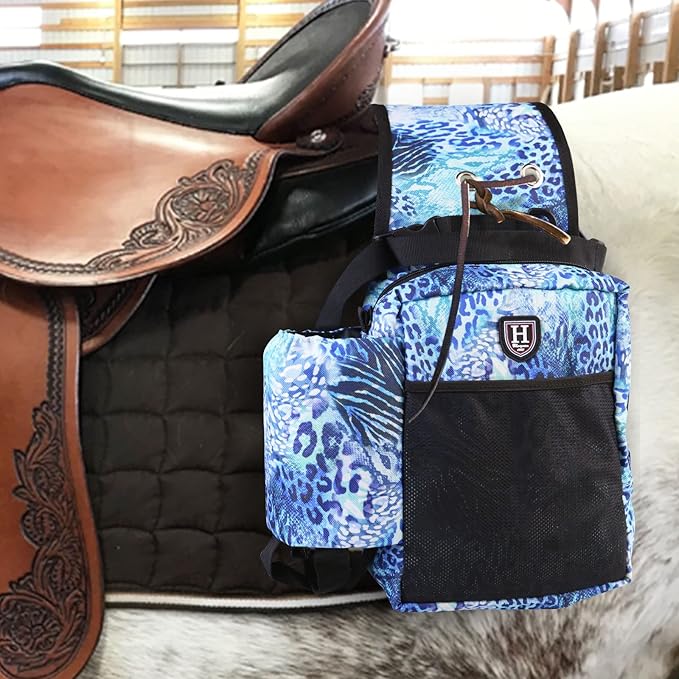 Harrison Howard Equestrian Western Saddle Bag for Horses